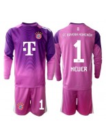 Bayern Munich Manuel Neuer #1 Maalivahdin Kolmaspaita Lasten 2025-26 Pitkähihainen (+ shortsit)